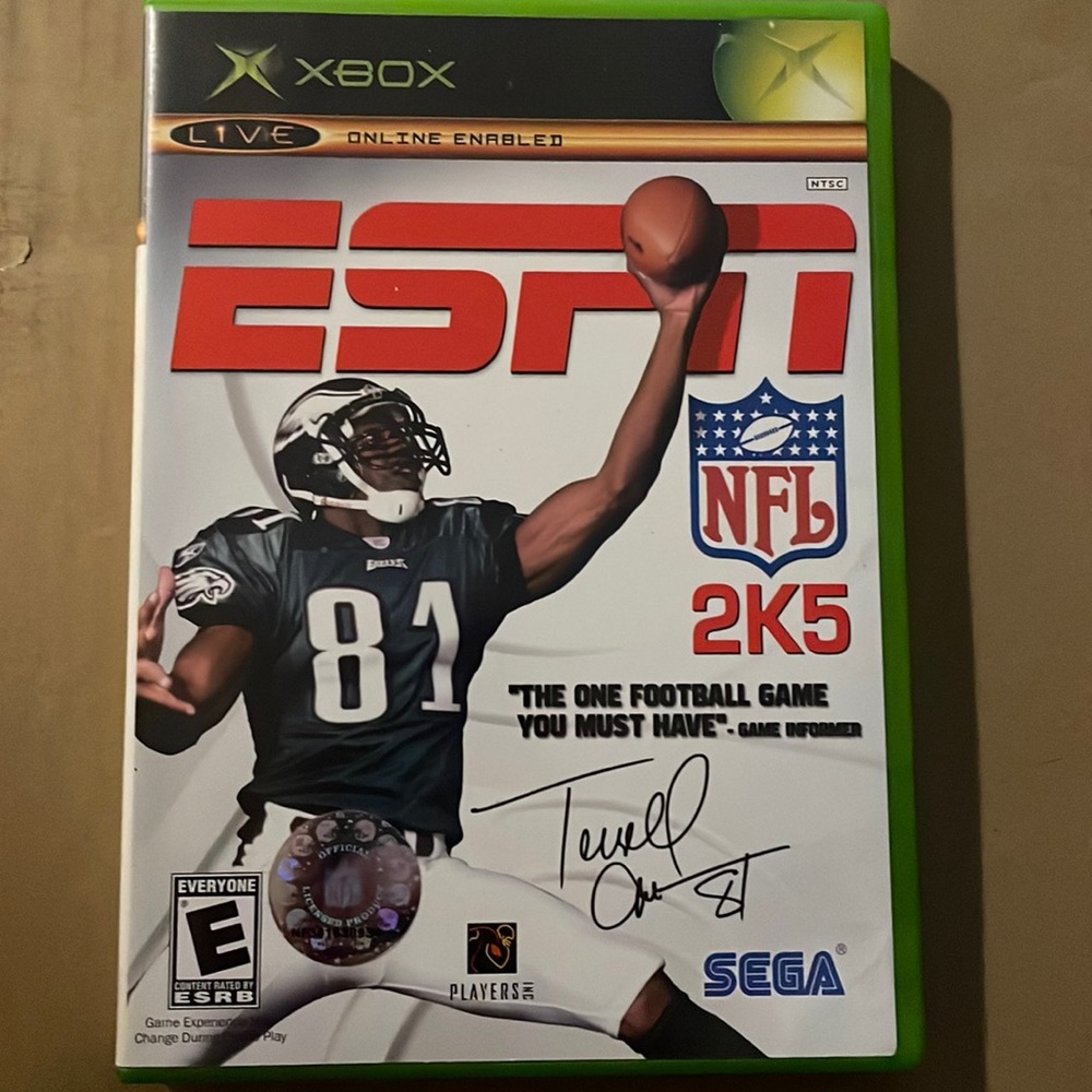 Xbox Game ESPN NFL 2K5